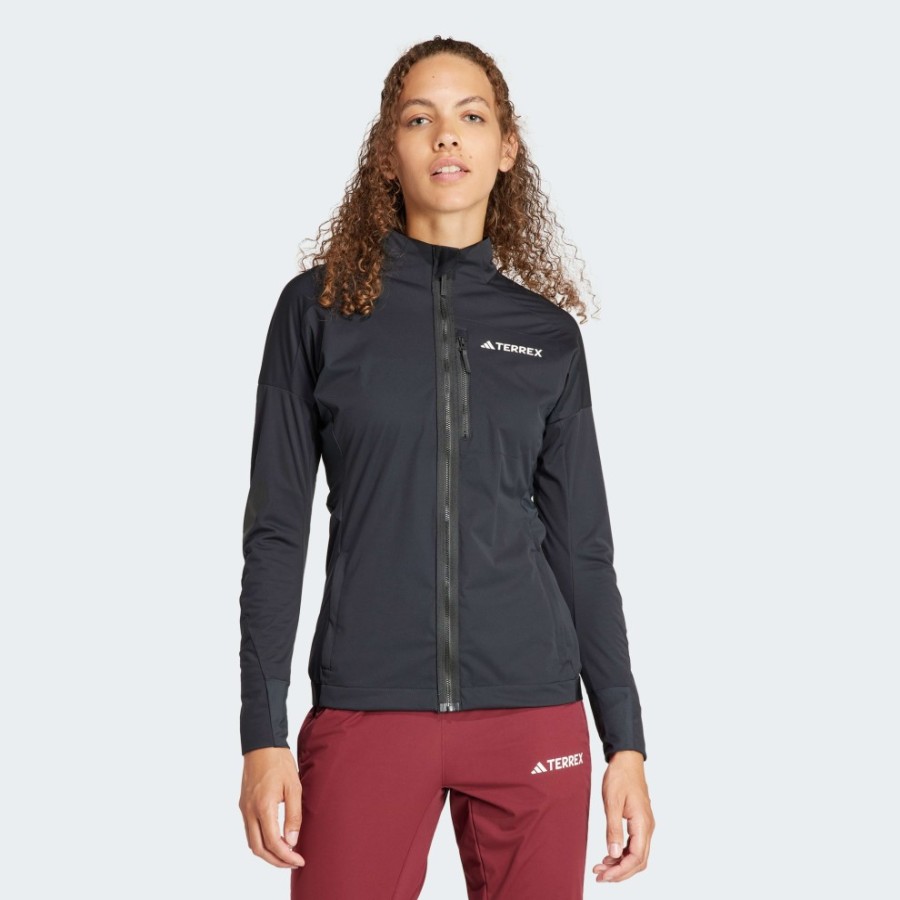 Femmes adidas Vestes | Veste Soft Shell De Ski De Fond Terrex Xperior Black